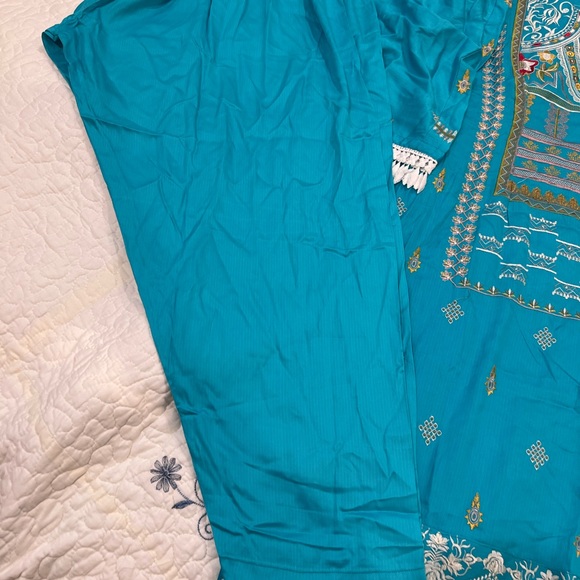 New 3 piece winter linen Pakistani dress xl - Picture 4 of 6